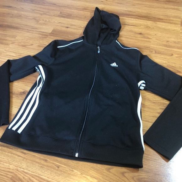 adidas Jackets & Blazers - Adidas Black Full Zip Jacket